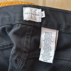 Men’s Calvin Klein black jeans size 40 length 30